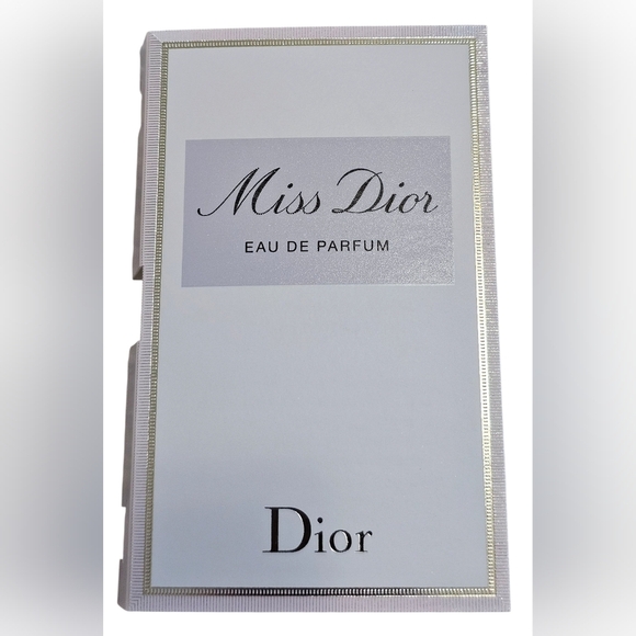 Christian Dior Blue Velvet Cosmetic Pouch With Logo And Sample Parfum, New! - Picture 6 of 7